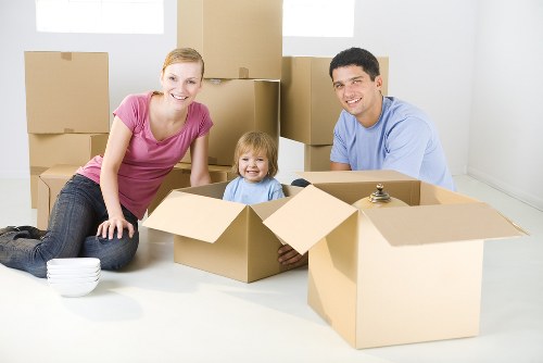 Westminster Removals team preparing a careful local move
