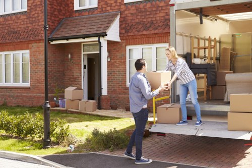 Customer complaint being recorded during a removals service review