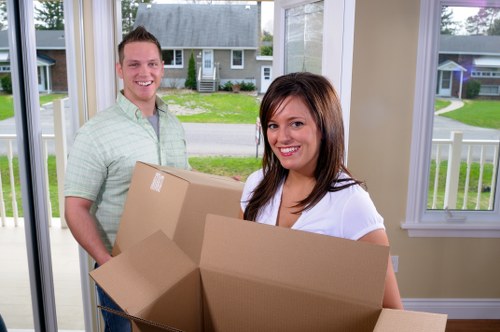 Removals van service operating in Westminster with central London moving support