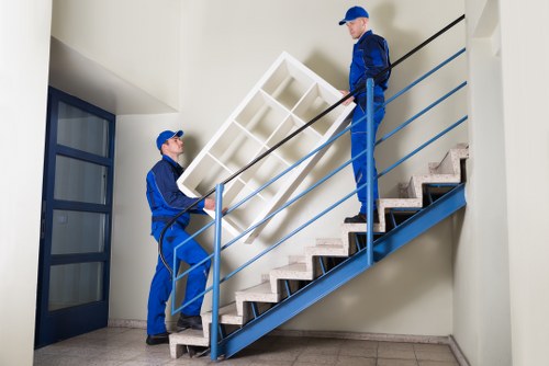Commercial man with van removal for Westminster office relocation