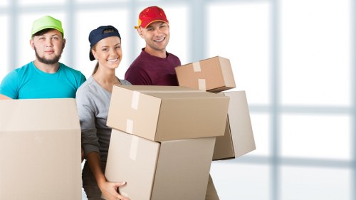 Loading office equipment for a Westminster office removal service