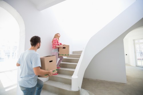 Local van removal service handling furniture in central London
