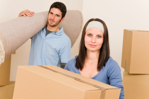 Temporary storage and protected furniture used in Westminster moving plans