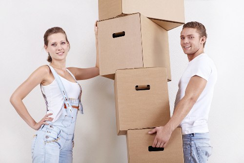 Office relocation materials prepared for a Westminster business move