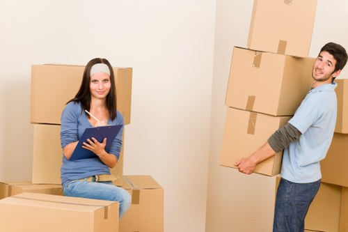 Packing and loading furniture for a move in Westminster