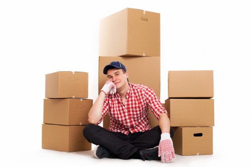 Commercial moving van support for Westminster offices and businesses